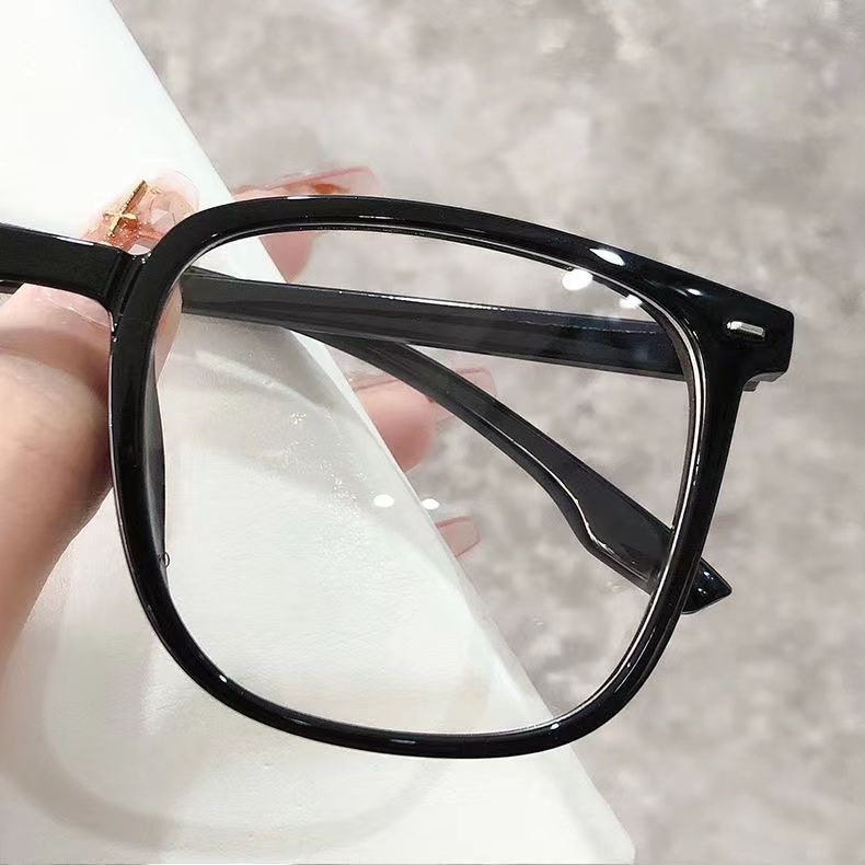 Protection against Blue Light Radiation Glasses Men's Pu Shuai Myopia Ins Good-looking Glasses Rim Glasses Frame Women's Plain Glasses with No Diopters