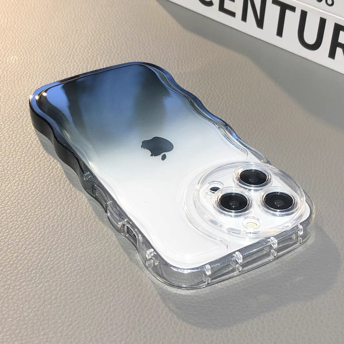 Apple 14 Phone Case Iphone13promax Transparent IP12 Wave 11 Gradient Soft Shell Xsmax Drop-Resistant 8P