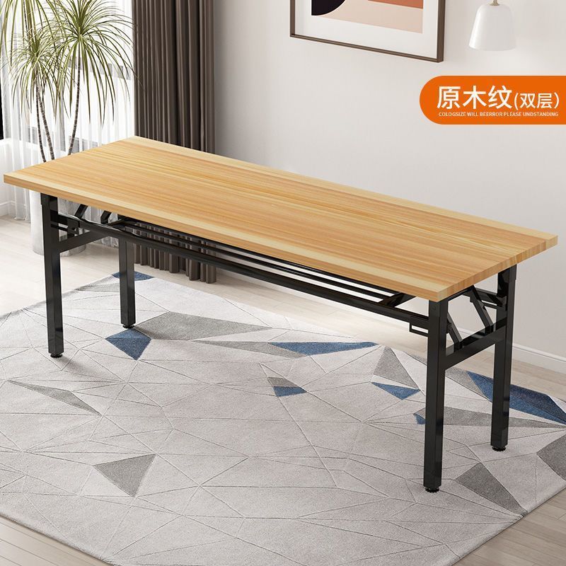 convenient and simple folding table large long table table ornaments stall table student tutorial table ornaments household dining table computer table