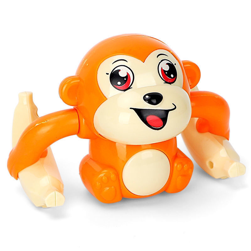 Banana Little Monkey Toy Somersault Baby Toy Boy 0-December Puzzle Children's Electric Toys Crab