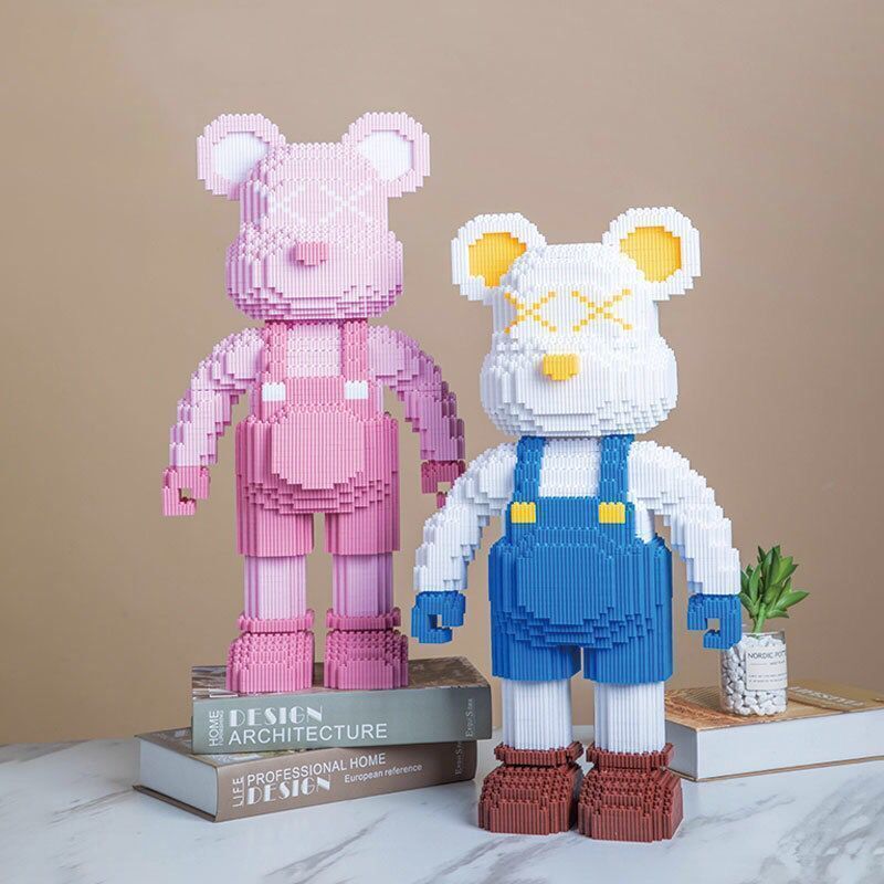Violent Bear Building Blocks Compatible with Lego Large Living Room Ornaments Birthday Gift for Boy for Girlfriend