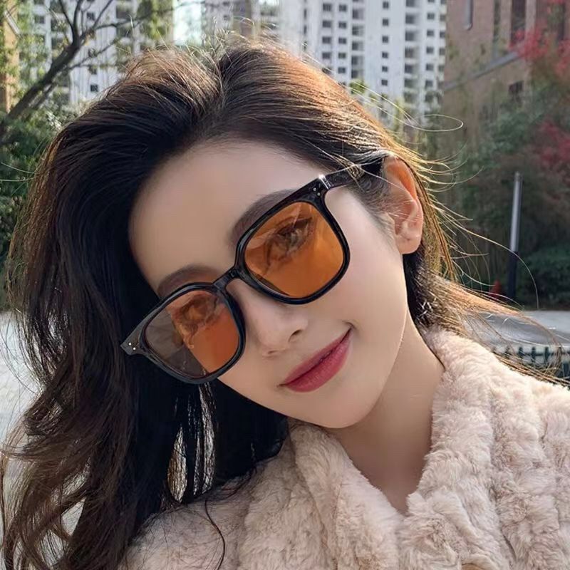 GM Sunglasses Women's 2022 New Trendy Men UV Protection for Driving Sun Protection Glasses to Make Big Face Thin-Looked