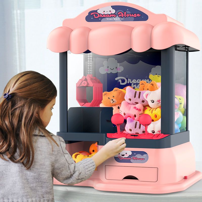 children‘s prize claw mini clip capsule toy doll candy crane small household coin-operated children‘s toy boys and girls