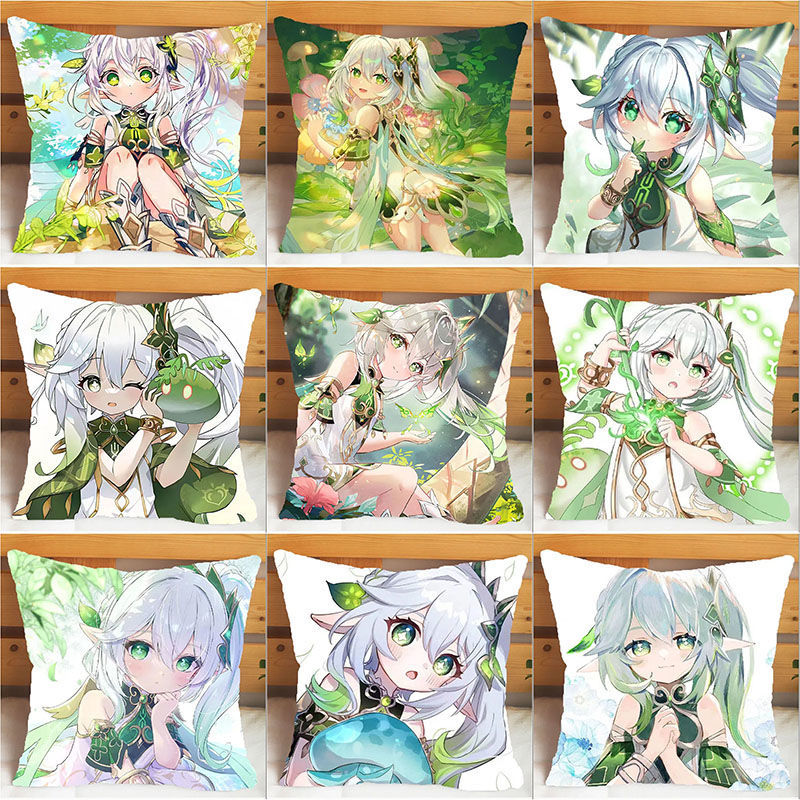 nasida peripheral pillow original god grass god two-dimensional animation game pillow case cute girl students‘ birthday gift