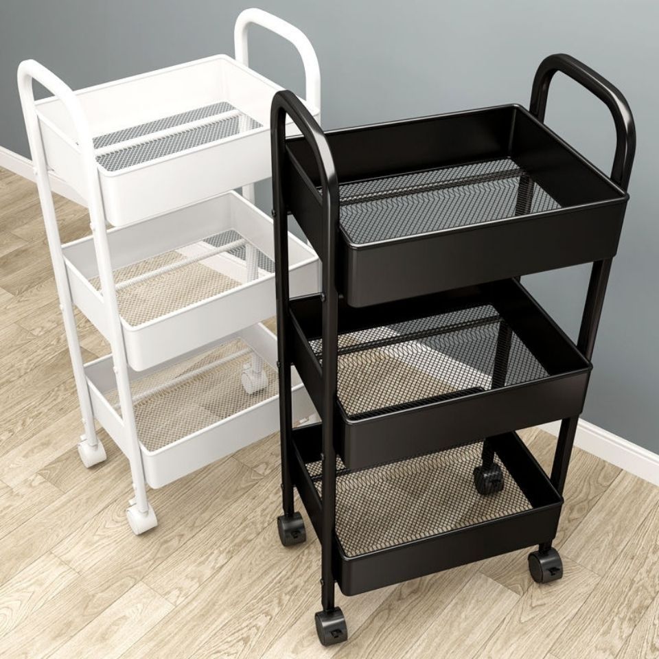 trolley rack kitchen floor bedroom multi-layer baby snacks mobile bathroom bathroom storage storage rack