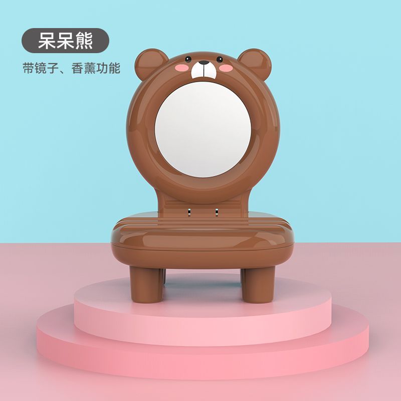 New Cartoon Mobile Phone Desktop Stool Mobile Phone Holder Adjustable Seat Base Mobile Phone Bracket Binge-watching Bench