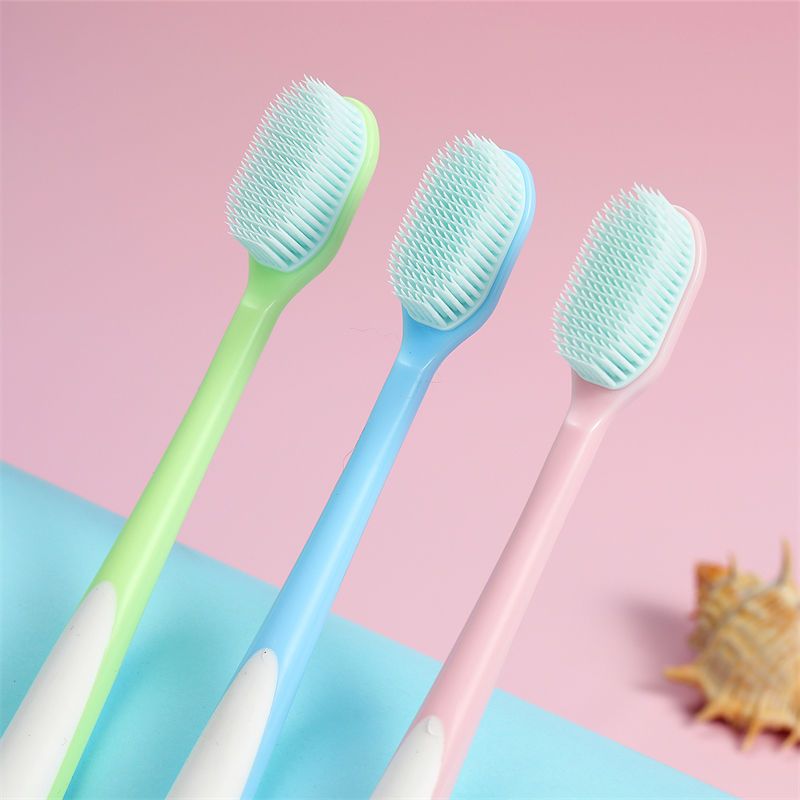 [High-End Toothbrush Multiple Styles] Adult Toothbrush Soft Bristle Nano Ultra-Fine Bristle Family Pack Couple Suit