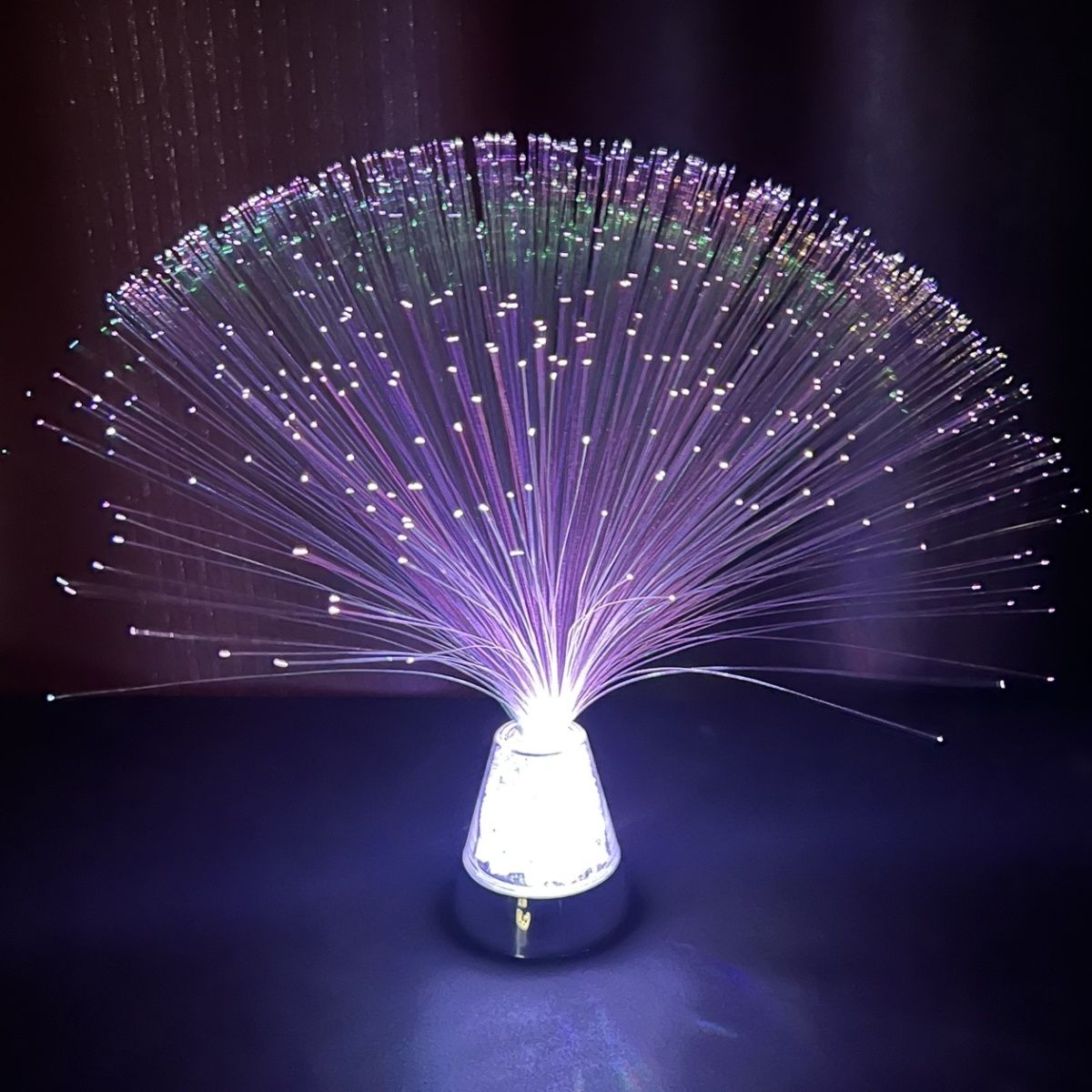 led starry optical fiber small night lamp colorful light holiday bedroom room star light atmosphere crystal flash color light