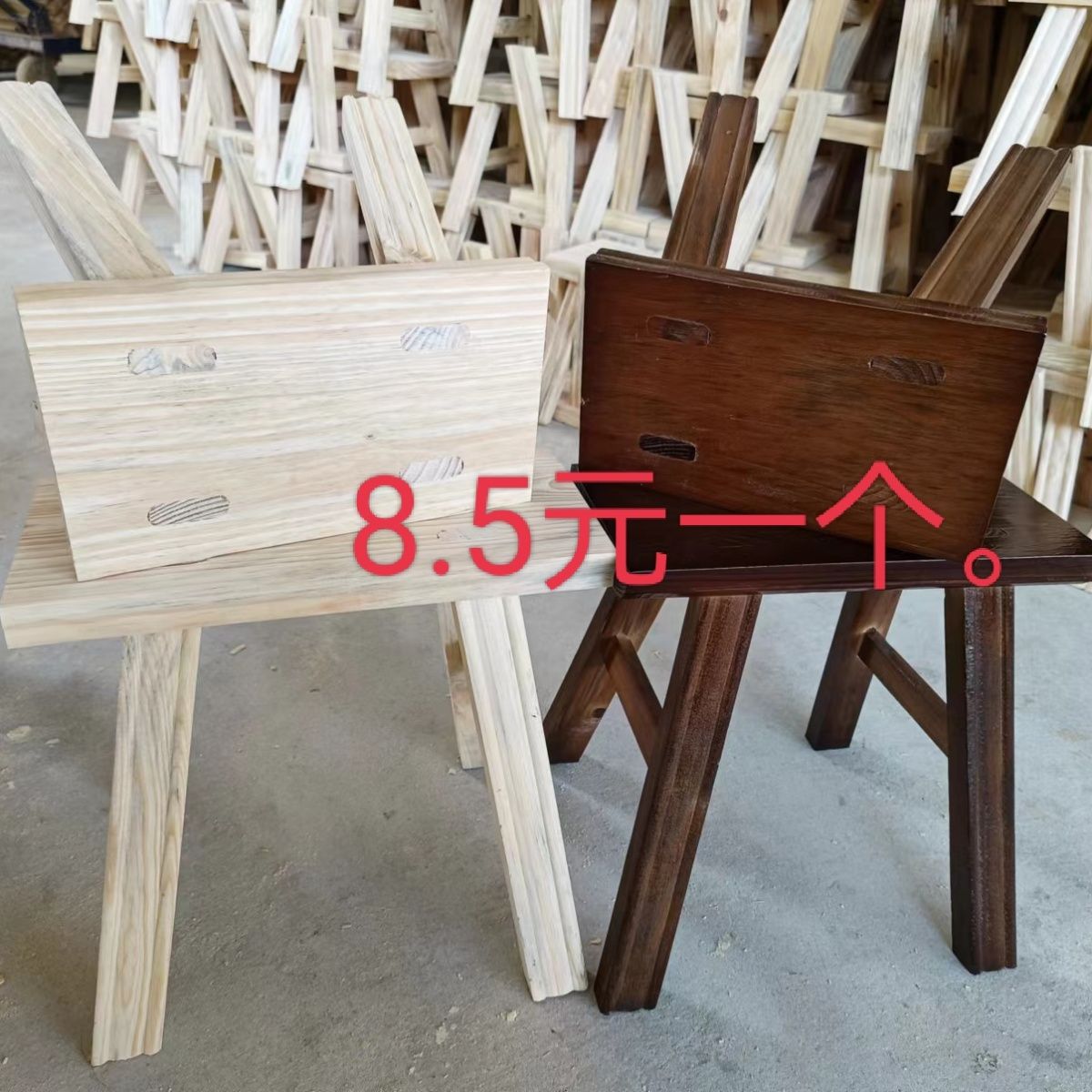 solid wood small bench adult home use non-slip stool children dance wooden stool kindergarten low stool ottoman performance stool