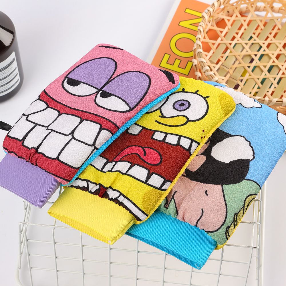 cartoon bath towel for women only medium sand strong bath gloves household rubbing gadget children‘s boys and girls bath towel