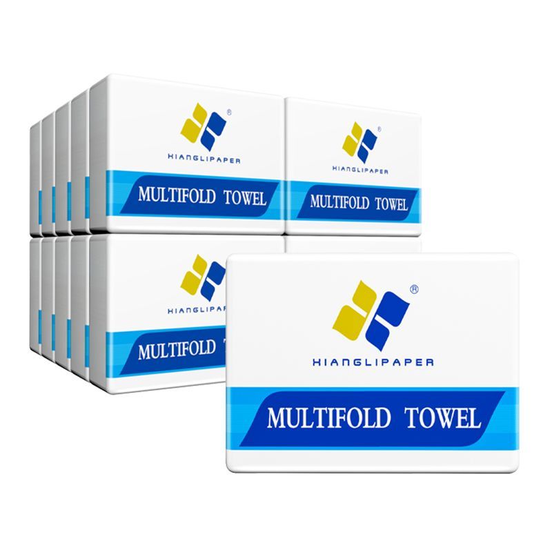 Haocentennial Hotel Hand Paper Whole Box Wholesale Wood Pulp Absorbent Commercial Toilet Toilet Tri-Fold Removable Tissue