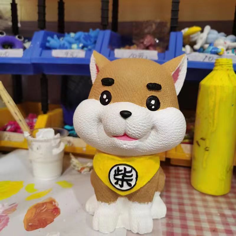 Diy Non-Plaster Doll Coin Bank Ins Good-looking Vinyl Figurine Sophie Rabbit Jiji Cat Hand-Painted Gift