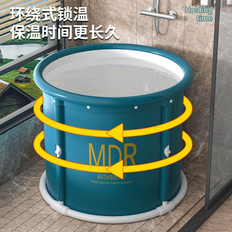 Supply InstallationFree Bath Barrel Adult Foldable Heating Bath Bucket