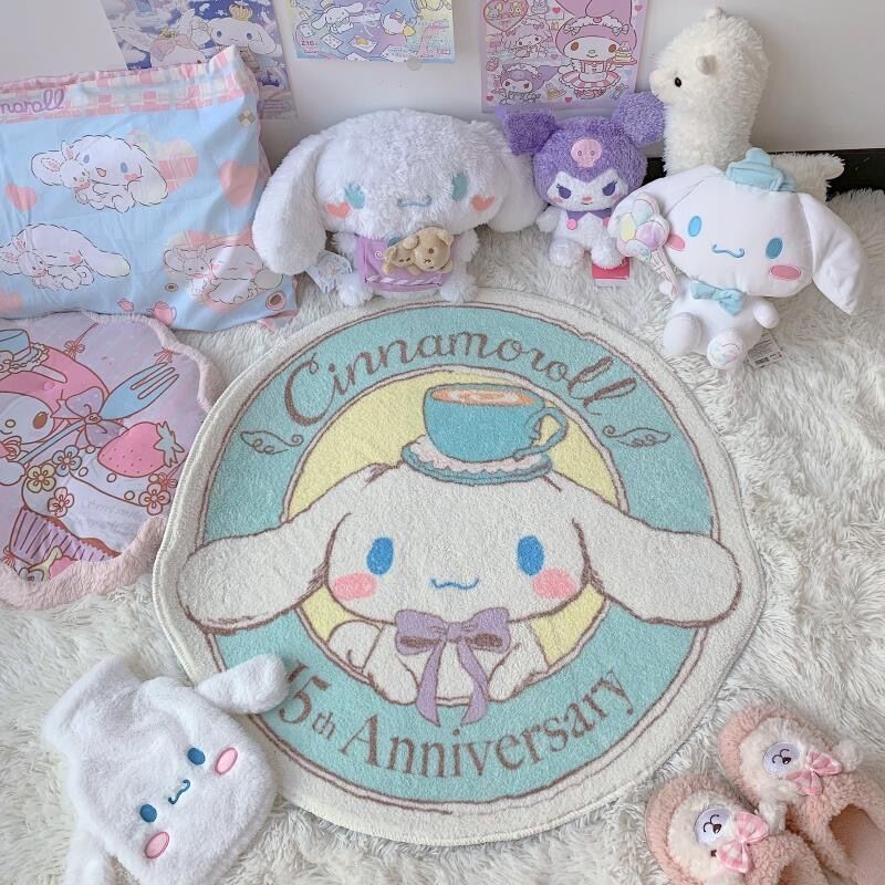 living room bedside cinnamoroll babycinnamoroll carpet bedroom room carpet ins carpet jk photo cinnamoroll babycinnamoroll floor mat