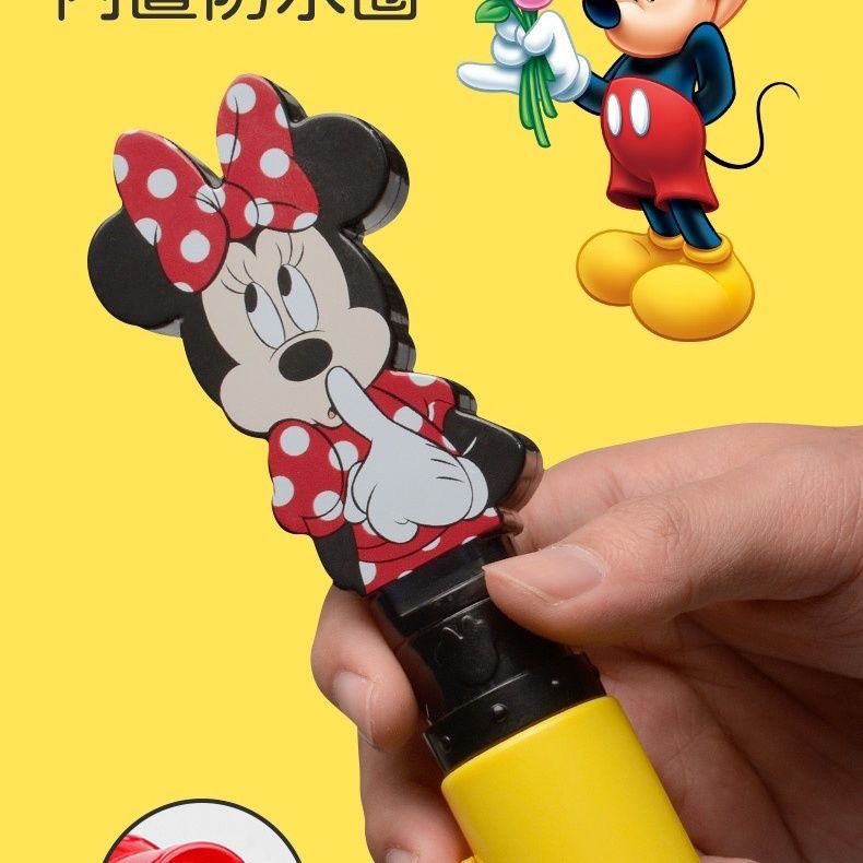 Disney Princess Elsa Children's Bubble Wand Cartoon Mickey Minnie Hand-Held Bubble Blowing Outdoor Toy Gift