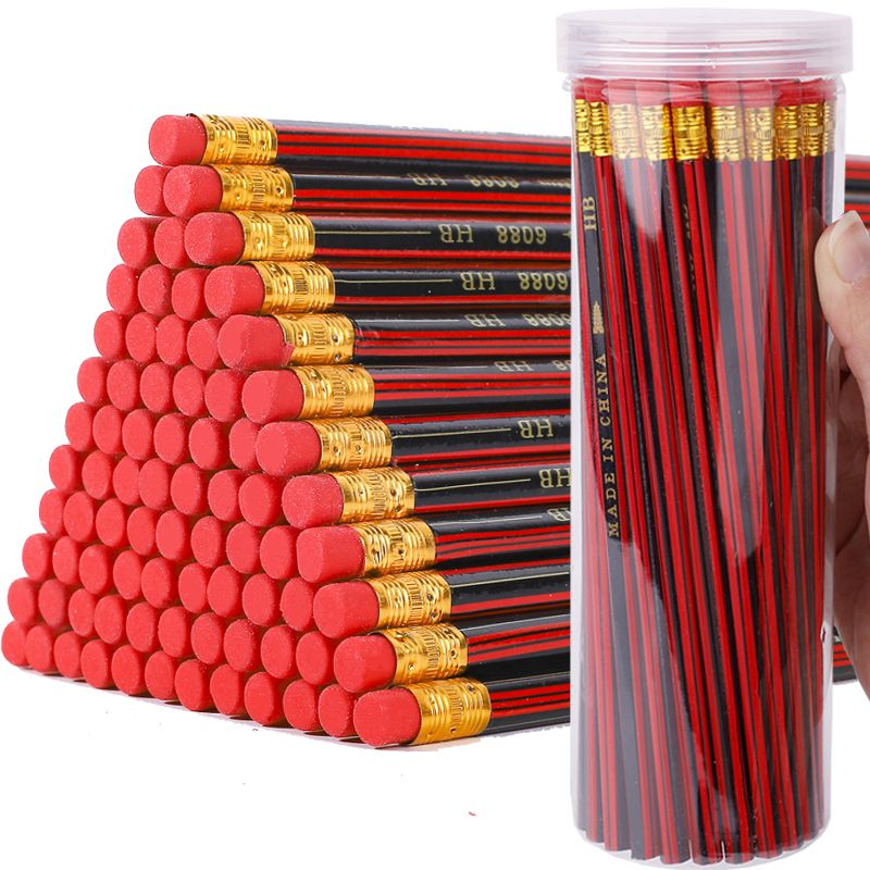 50 hb pencil pupils‘ writing special pencil non-lead-poisonous hexagonal second grade kindergarten calligraphy practice pencil