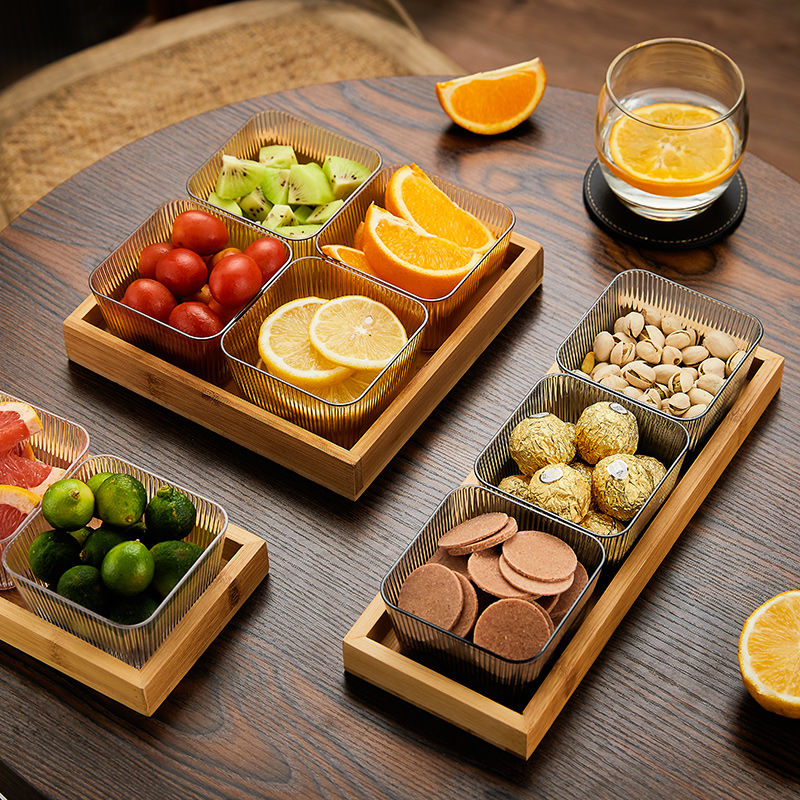 fruit plate compartment chinese style dim sum plate zen tea room snack dried fruit snack fruit plate beauty salon bar snack plate