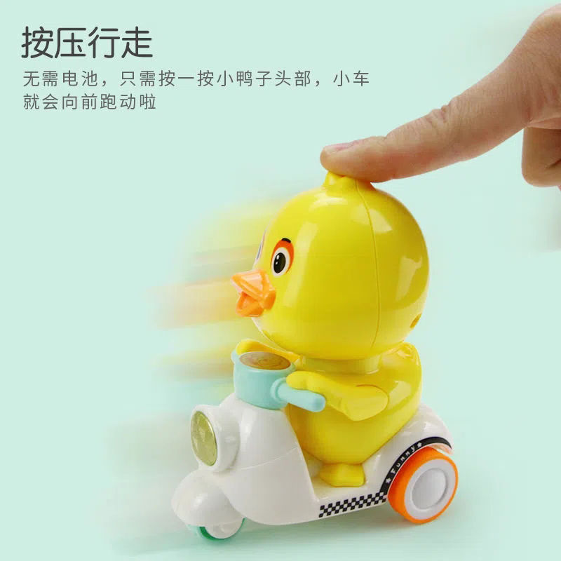 No Battery Press Warrior Yellow Teeth Children's Toy Car Boy 1-2-3 Years Old Baby Child Inertia Car