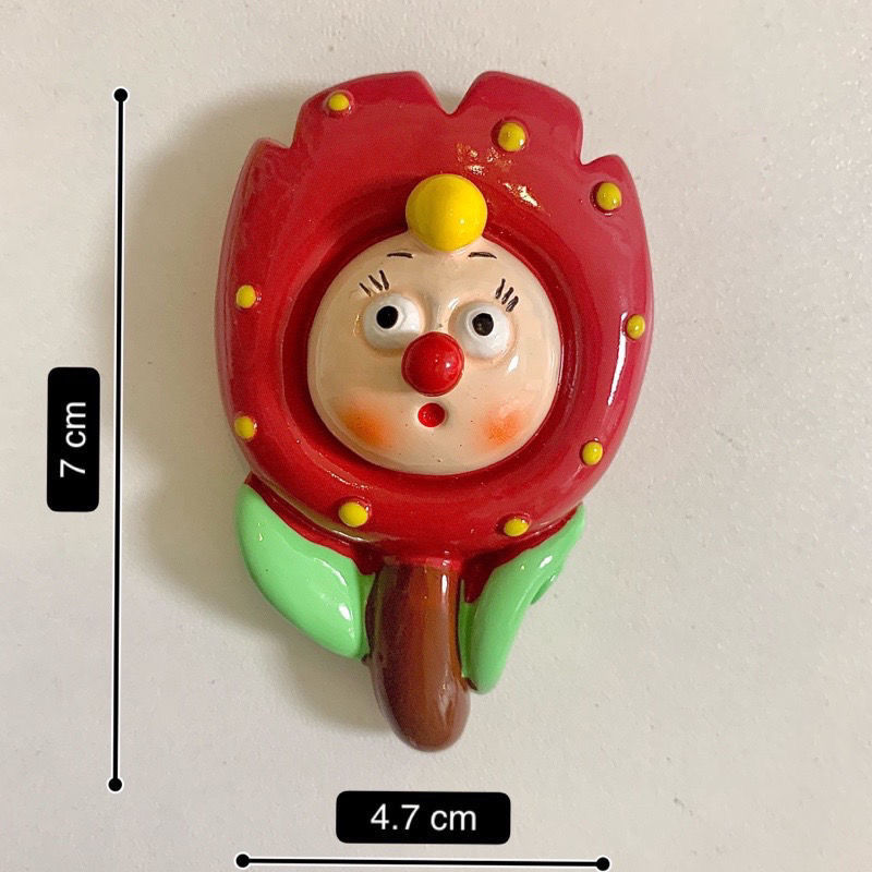 Internet Hot Clown Sister Plaster Doll White Body Diy Refridgerator Magnets Parent-Child Educational Birthday Gift Ins Same Style