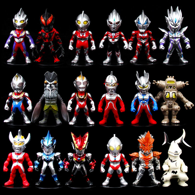 ultraman hand-made blind box digasello doll children‘s toy birthday gift for boy desktop small ornaments car