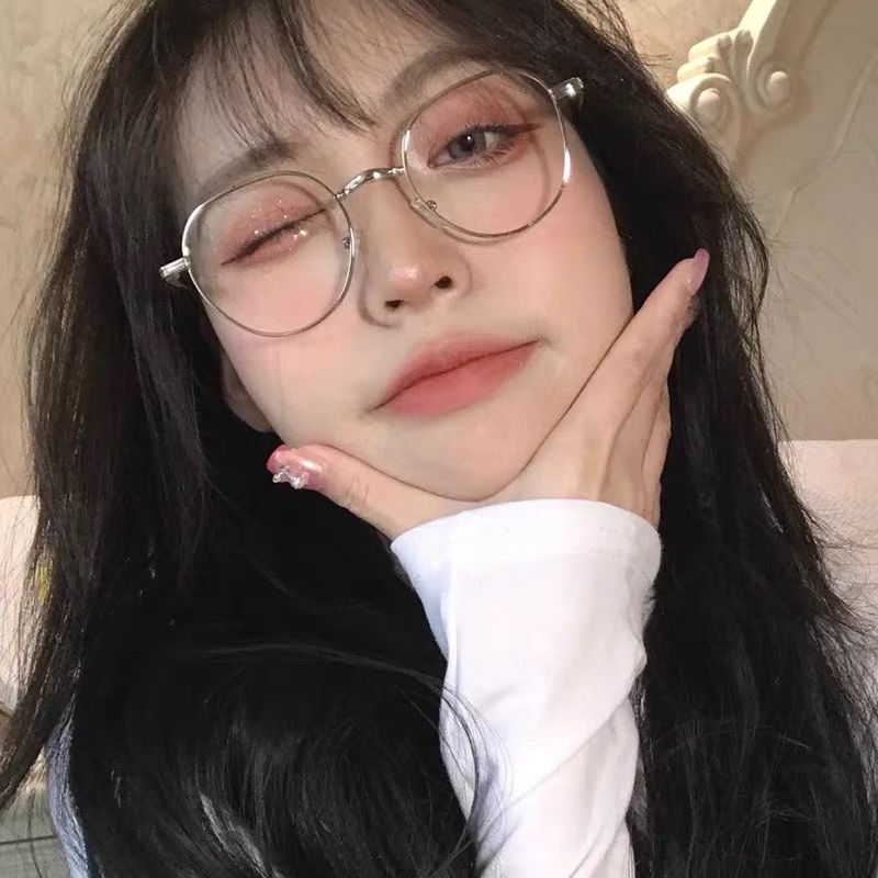 Retro Face without Makeup Glasses Women's Korean-Style Fashionable Myopia with Degrees Small Face round Mesh Red Glasses Frame Astigmatism Student