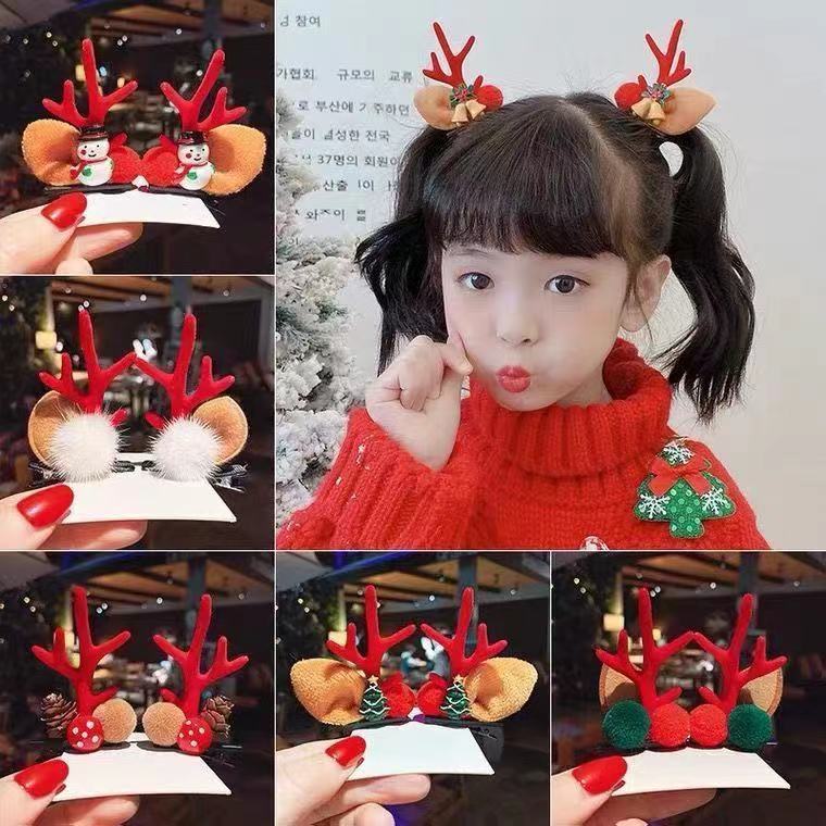 christmas headdress children‘s barrettes new headband antlers girls christmas hair accessories christmas headwear elk barrettes