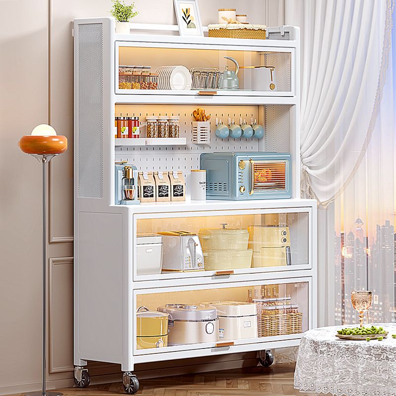 Kitchen Storage Rack Dining Side Locker Floor Multi-Layer Oven Microwave Pot Electrical Multi-Function Storage Cabinet Cabinet