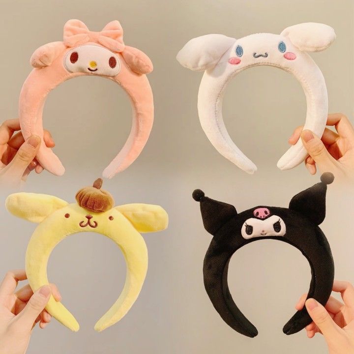 bubble mart sanrio headband yugui dog hair band headband hair cover hairpin wash makeup headgear head accessories