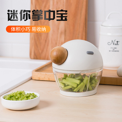 蒜泥神器家用大蒜搅碎机手动拉蒜厨房捣蒜器捣碎打蒜蓉捣姜蓉辣椒