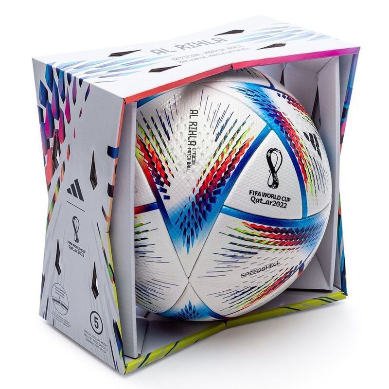 Official 2022 Qatar World Cup Football Ball Pu Wear-Resistant Competition Training No. 4 No. 5 Teenagers and Children