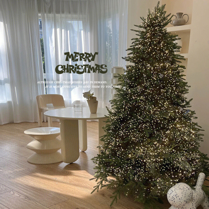 christmas tree home large simulation encryption christmas decorations with lights 2024 new luminous high sense