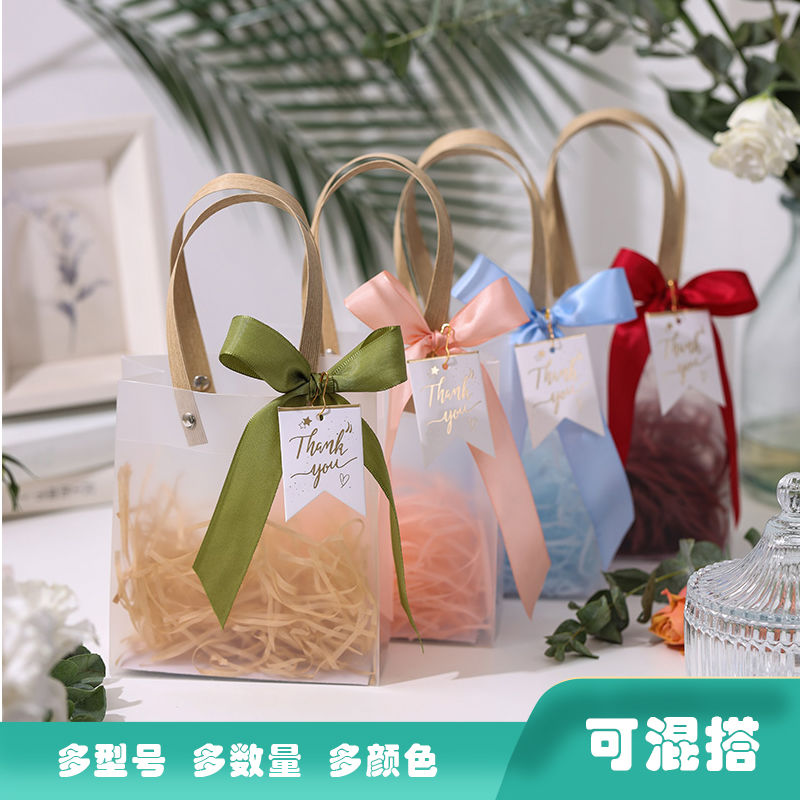 transparent gift bag wholesale handbag candy children‘s birthday bridesmaid gift box kindergarten exquisite cheap