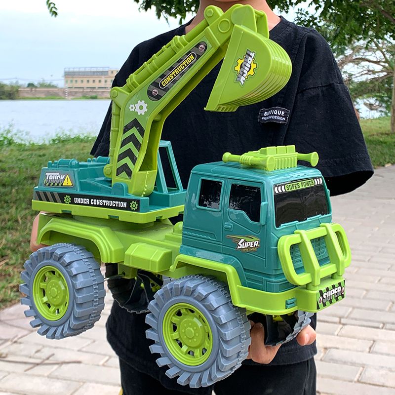 oversized excavator toy car sliding engineering car boys‘ toy dumptruck children‘s toy car simulation drop-resistant