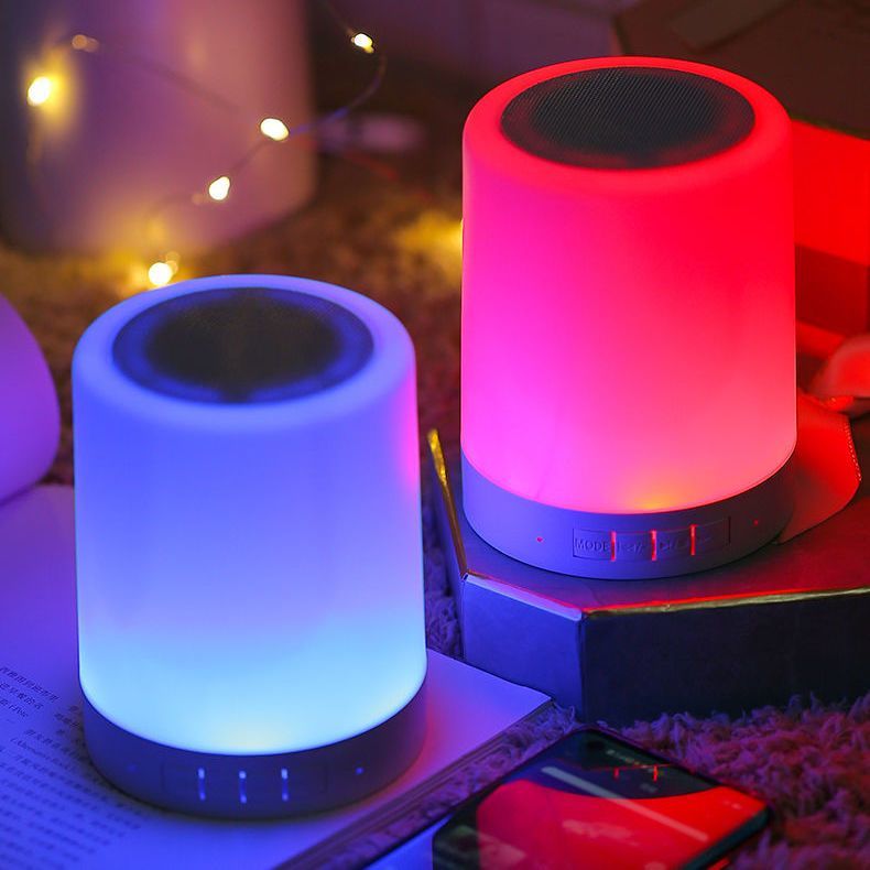Audio Bluetooth Smart AI Table Lamp Bluetooth Audio Birthday Gift Small Night Lamp Student Computer Subwoofer Sound Box