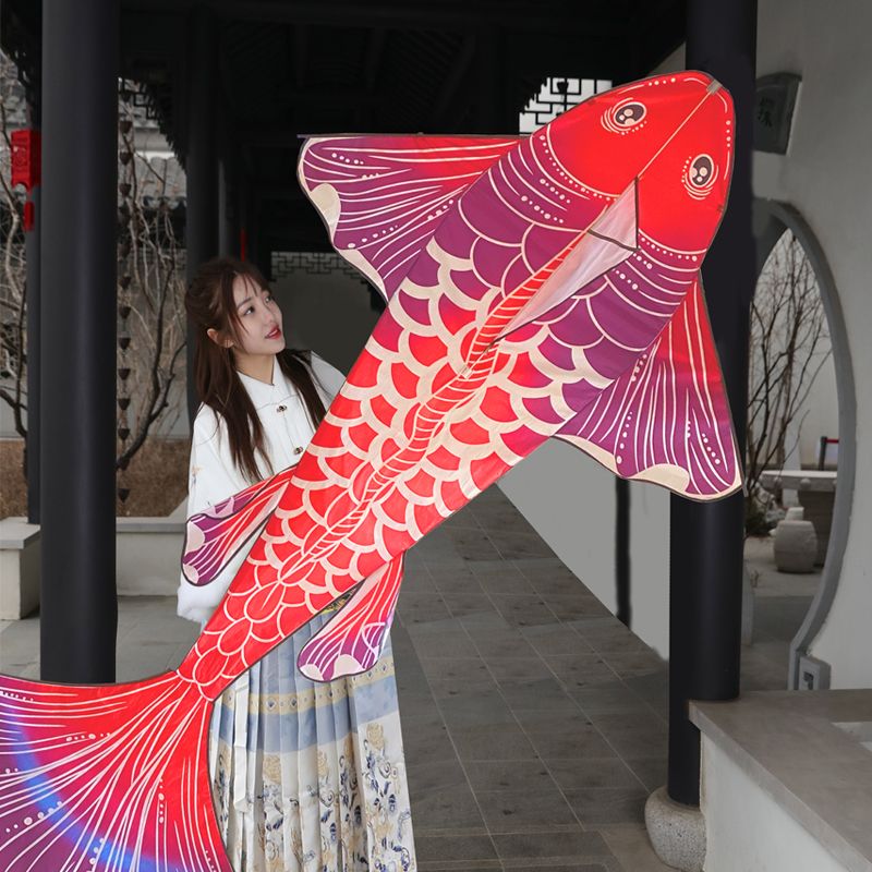 koi weifang kite goldfish private network red large high-end 2023 new adult breeze easy to fly oversized