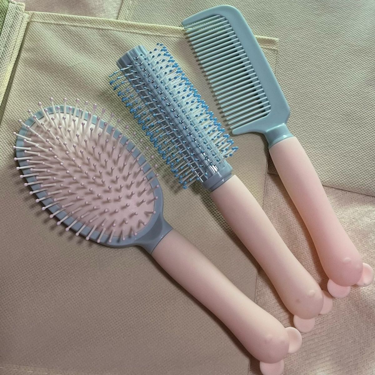 air cushion comb combination set bear comb massage airbag comb ladies home dormitory students anti-static