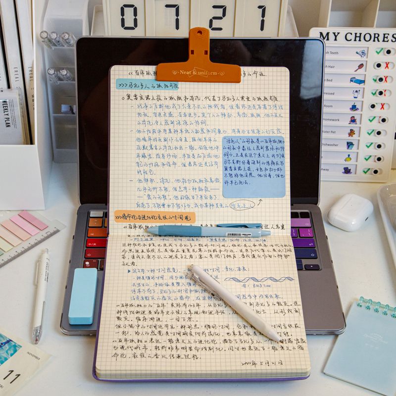 New Notebook Ins Good-looking College Student Postgraduate Entrance Examination Excerpted from This Japanese Minority Simple Notepad Super Thick