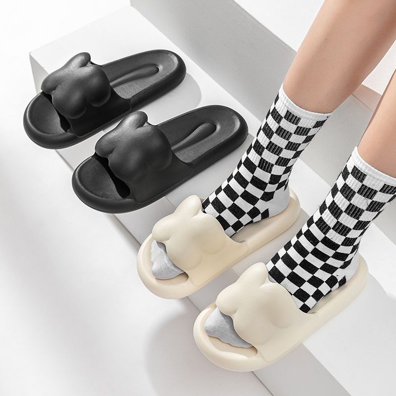Women's Slippers Summer Outdoor Wear 2023 New Indoor Home Soft Bottom Non-Slip Fashion Ins Clover Sandals