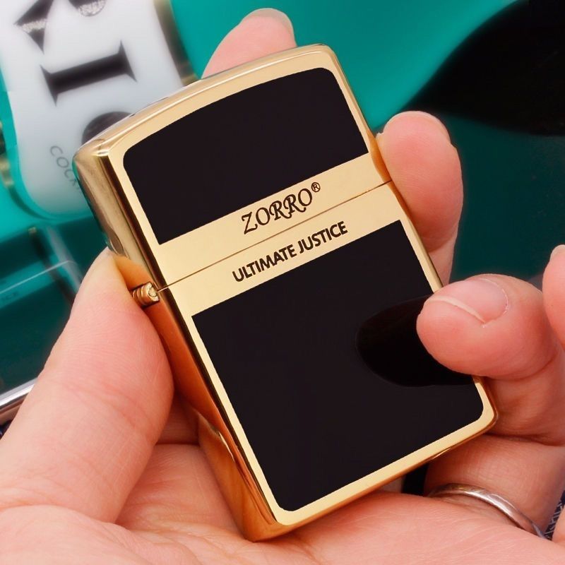 zorro kerosene lighter old-fashioned flint windproof creative personalized customized gift for boyfriend wholesale