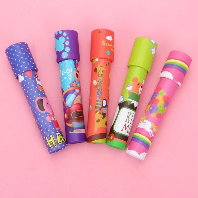 educational kaleidoscope changeable rotatable children‘s gift toys kindergarten small gift reward parent-child creative toys