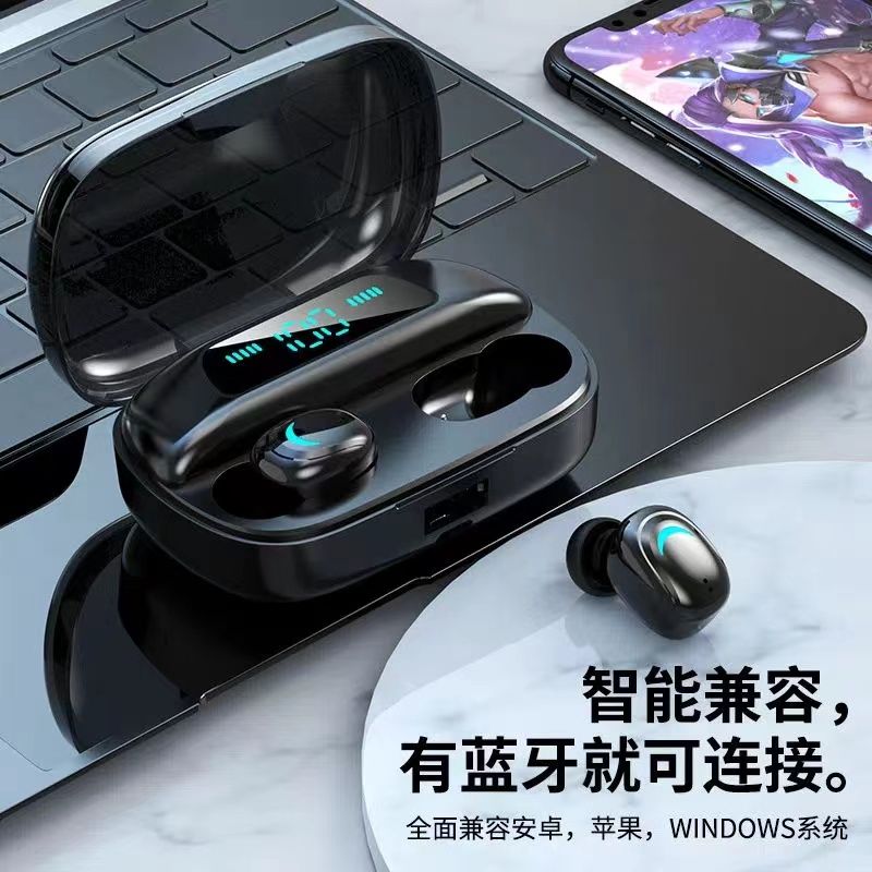 True Wireless Bluetooth Headset High Sound Quality Ultra-Long Life Battery Noise Reduction in-Ear Huawei Vivooppo Apple Universal