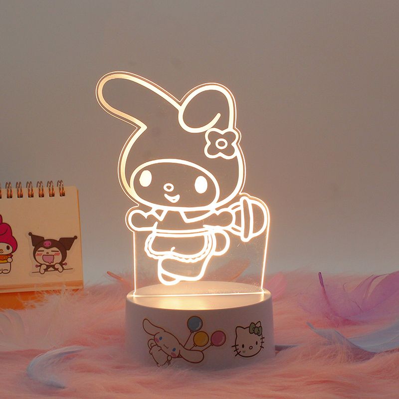 Small Night Lamp Bedroom Ins Girl Japanese Clow M Plug-in Lamp Bedside Lamp Soft Light Sleeping Cute Little Girl