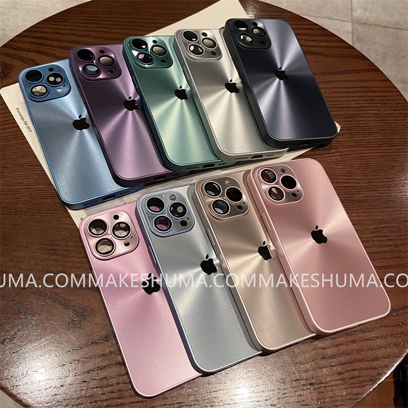 new dazzling aurora iphone14promax phone case 13 apple 12 drop-resistant lens film 11 protective case female