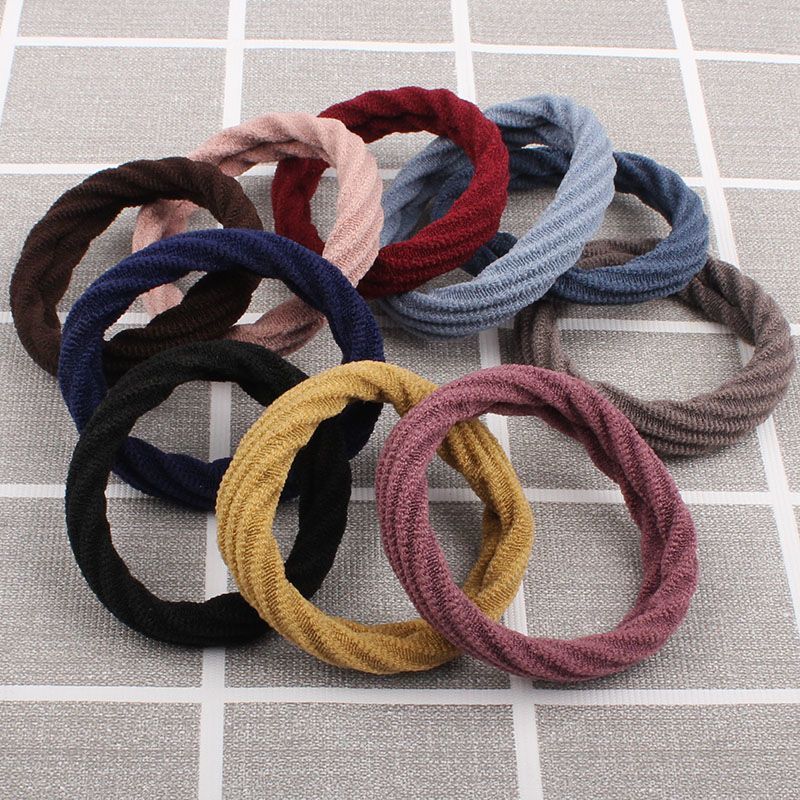 seamless hair band high elastic rubber band adult hair tie thick hair rope female hair tie korean simple hair rope jewelry