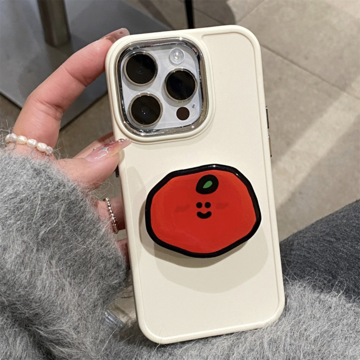 Cute Hamburger Bear Rabbit Bracket Phone Case Iphone14promax Apple 13/12pro/11 Simple X