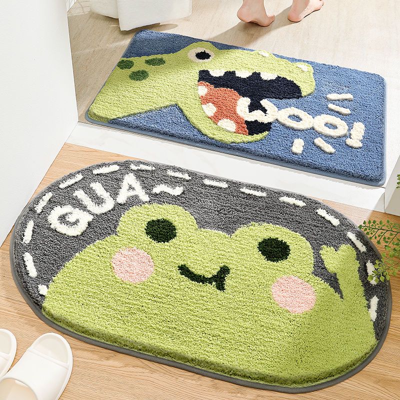 cartoon bathroom non-slip bathroom absorbent floor mat door entry door floor mat home bathroom bedroom carpet doormat