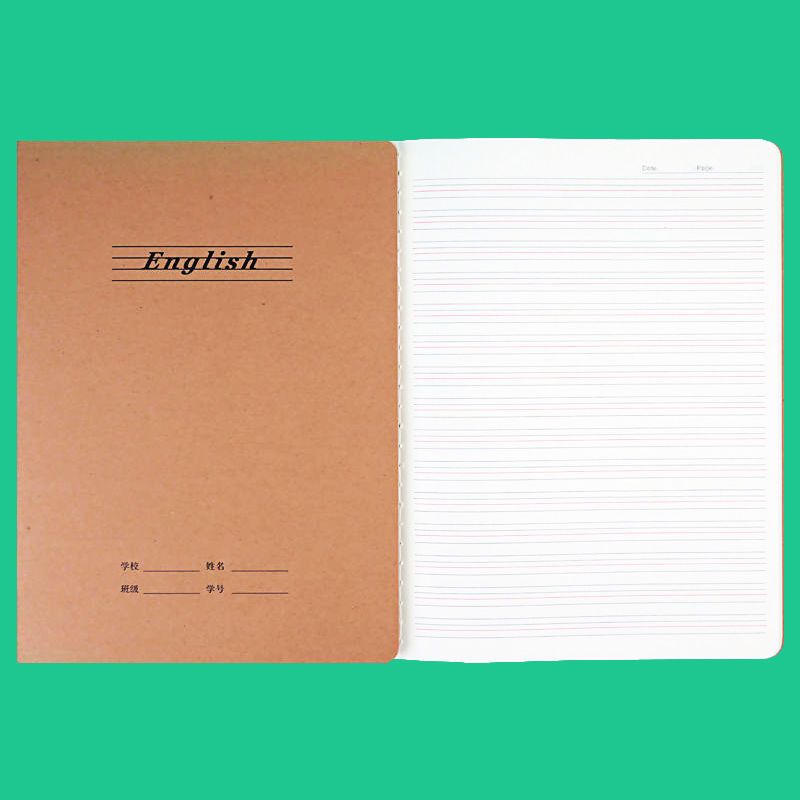 B5/A5 Extra Thick Primary and Secondary School Student Exercise Book School Unified 16K Math Chinese Composition English Exercise Book Wholesale