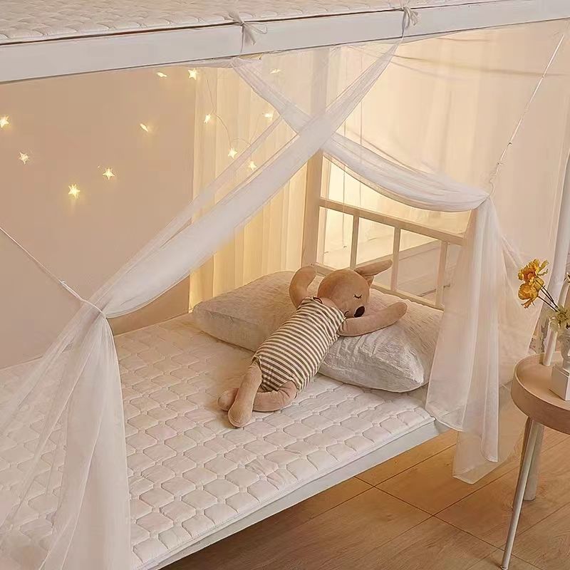Mosquito Net Student Dormitory Bunk Bed Universal Wearable Rod Single Bed 0.9 M Double Bed 1.2M Household 1.5/1.8