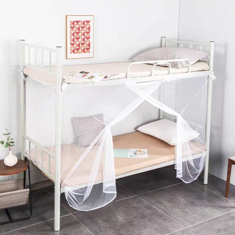 Mosquito Net Student Dormitory Bunk Bed Universal Wearable Rod Single Bed 0.9 M Double Bed 1.2M Household 1.5/1.8