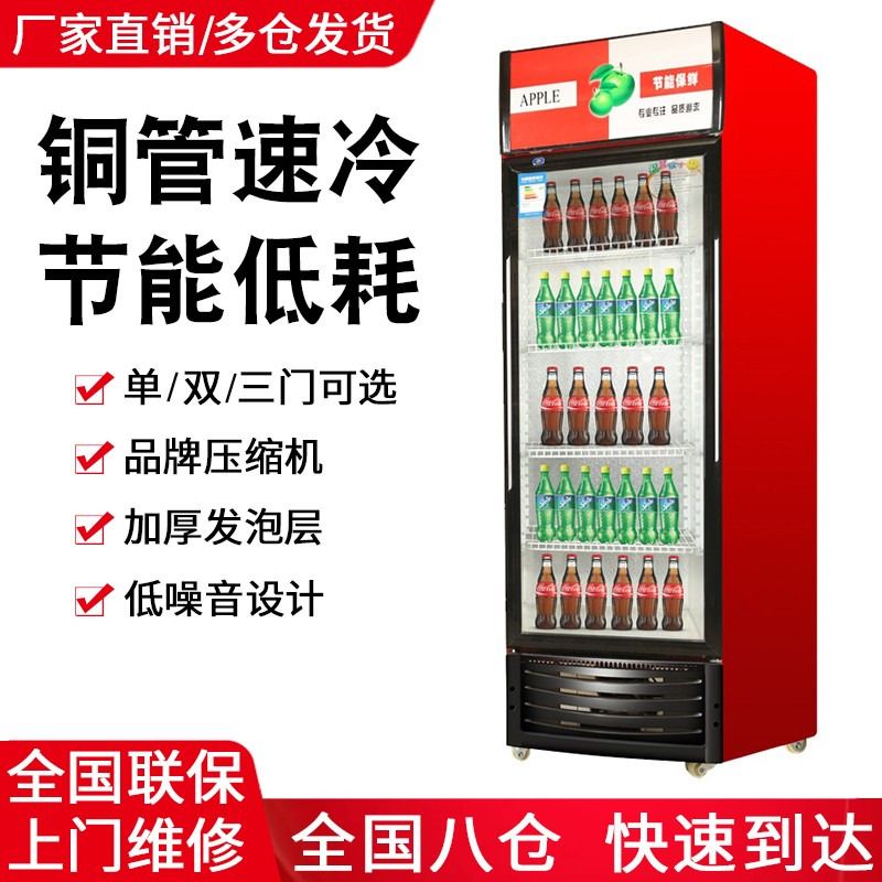 new large capacity ice beer refrigerator commercial energy saving fresh cabinet air cooling frostless freezer